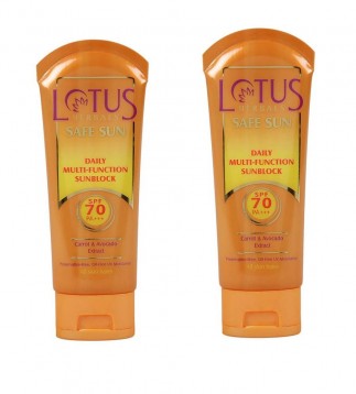 Lotus Herbals Safe Sun Multi Function Sunscreen Spf 70